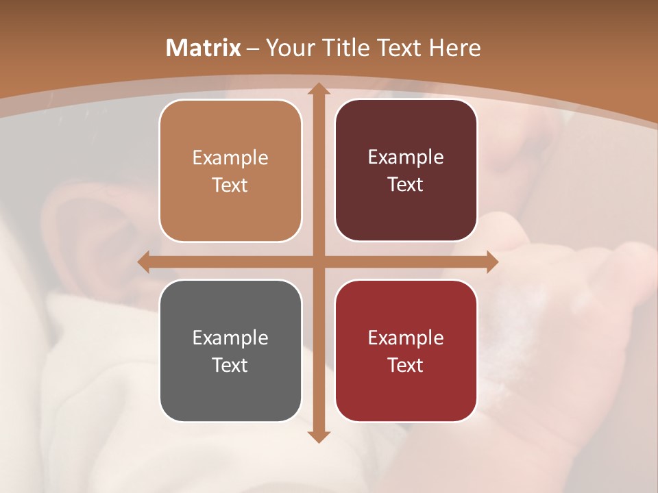 A Woman Holding A Baby In Her Arms PowerPoint Template