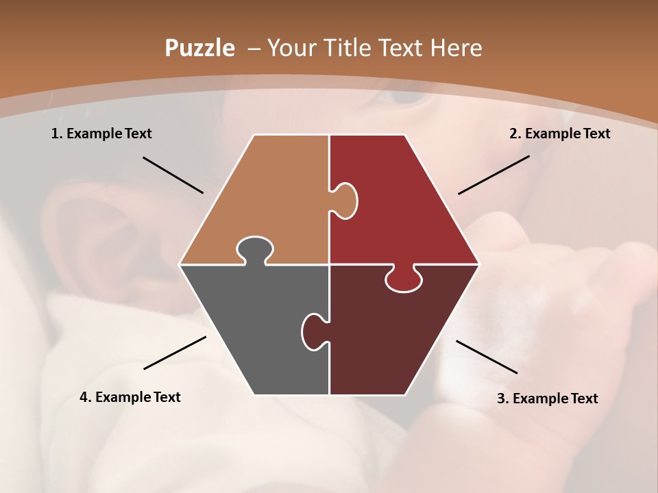 A Woman Holding A Baby In Her Arms PowerPoint Template