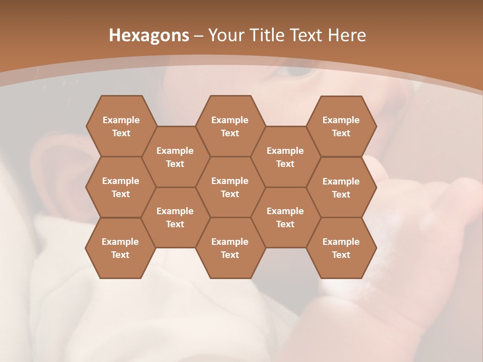 A Woman Holding A Baby In Her Arms PowerPoint Template