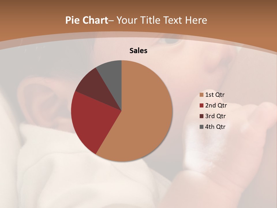 A Woman Holding A Baby In Her Arms PowerPoint Template