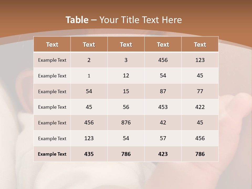 A Woman Holding A Baby In Her Arms PowerPoint Template