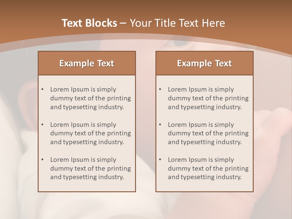 A Woman Holding A Baby In Her Arms PowerPoint Template