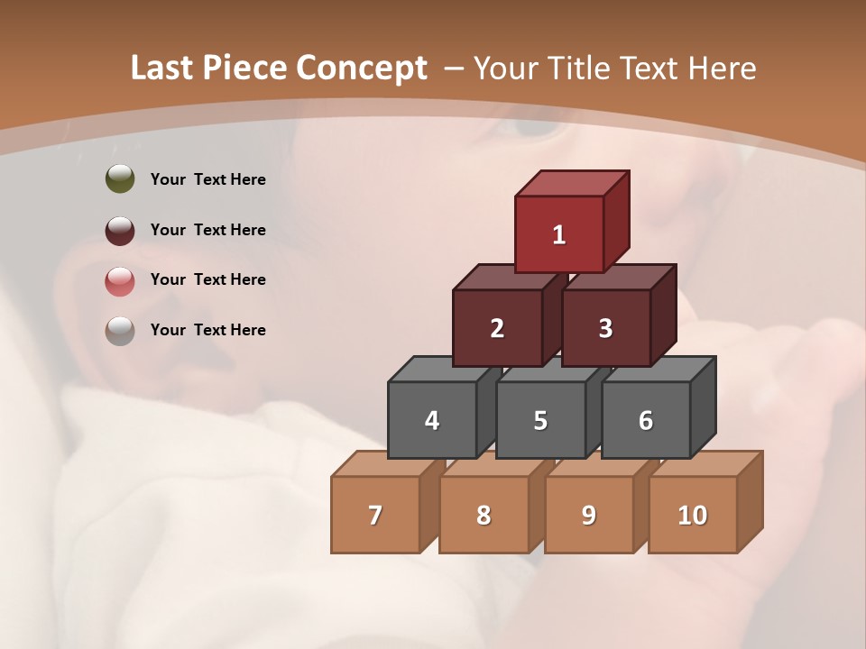 A Woman Holding A Baby In Her Arms PowerPoint Template