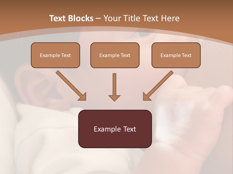 A Woman Holding A Baby In Her Arms PowerPoint Template