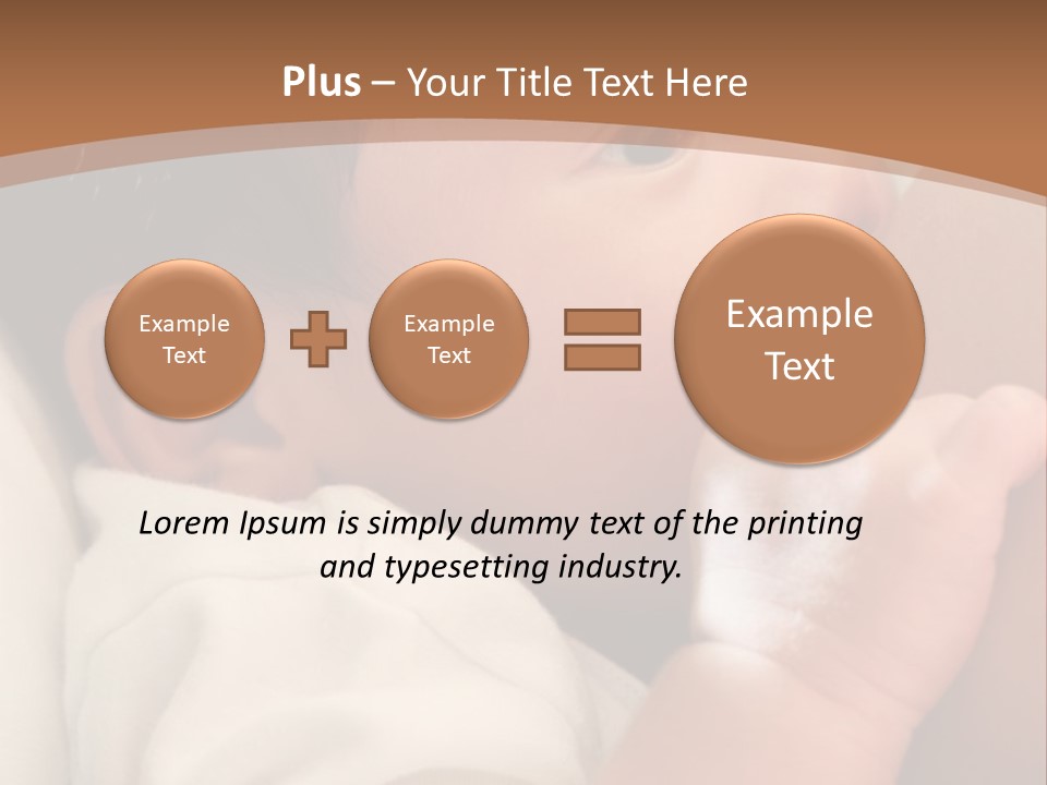 A Woman Holding A Baby In Her Arms PowerPoint Template