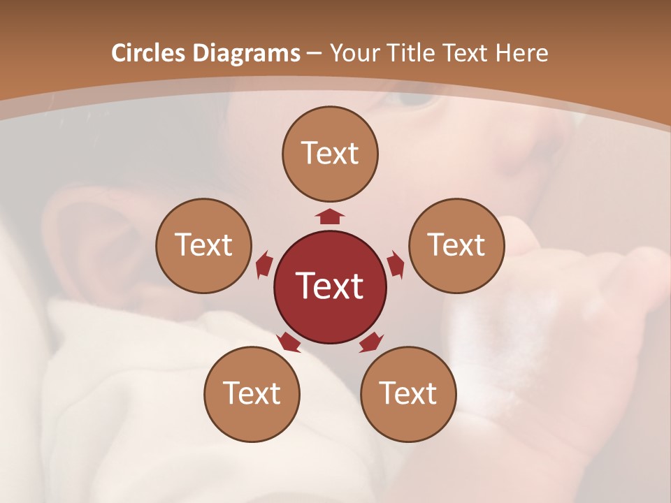 A Woman Holding A Baby In Her Arms PowerPoint Template