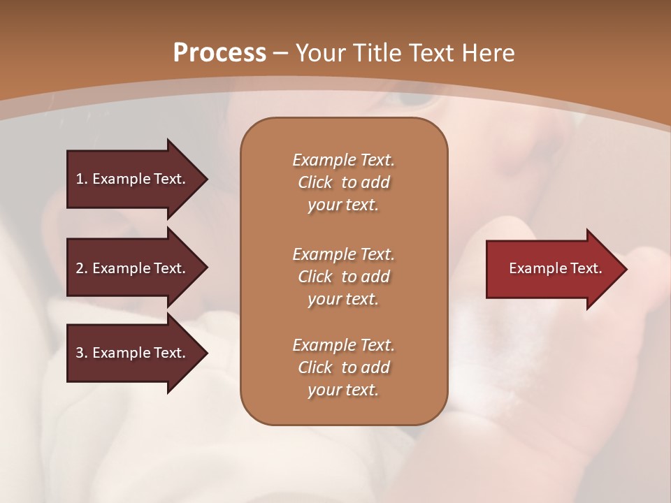 A Woman Holding A Baby In Her Arms PowerPoint Template