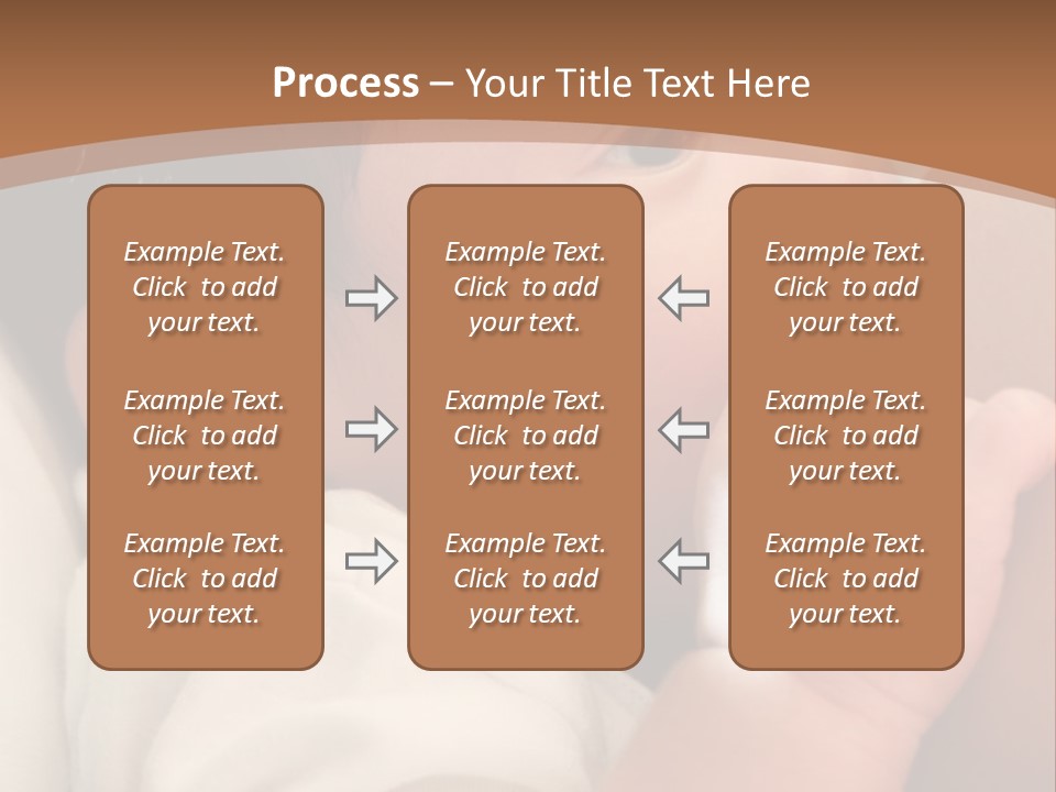 A Woman Holding A Baby In Her Arms PowerPoint Template