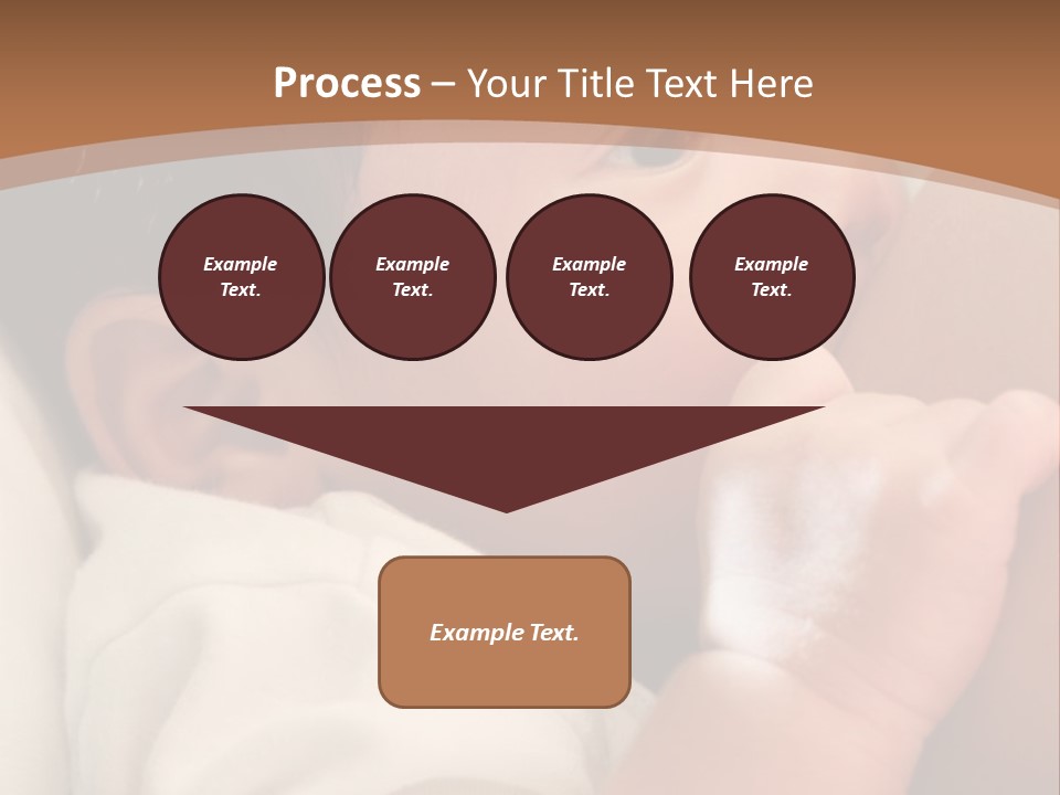 A Woman Holding A Baby In Her Arms PowerPoint Template