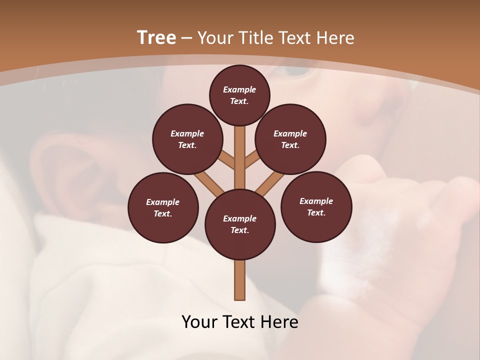 A Woman Holding A Baby In Her Arms PowerPoint Template