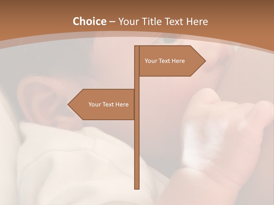 A Woman Holding A Baby In Her Arms PowerPoint Template