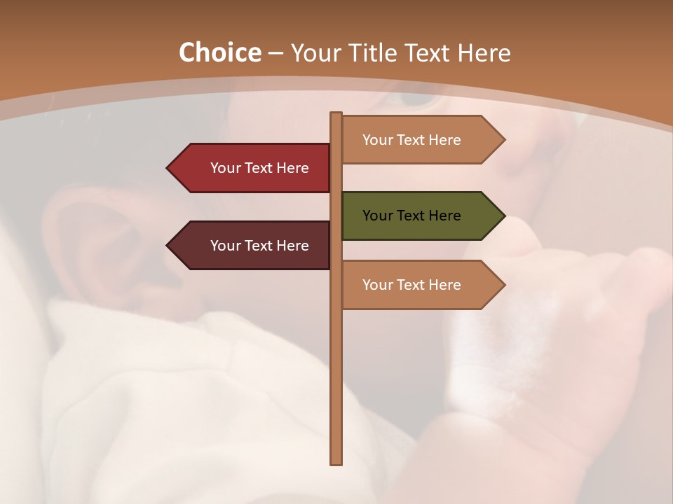 A Woman Holding A Baby In Her Arms PowerPoint Template