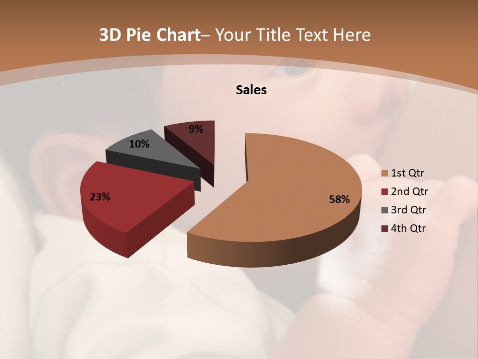 A Woman Holding A Baby In Her Arms PowerPoint Template