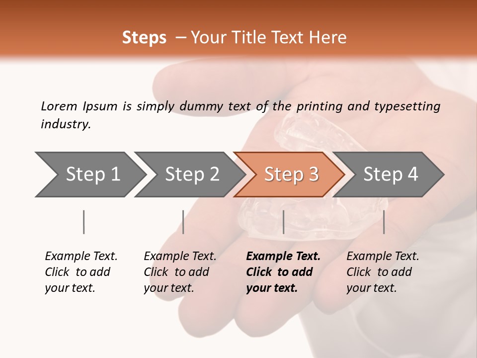 A Person Holding A Plastic Object In Their Hand PowerPoint Template