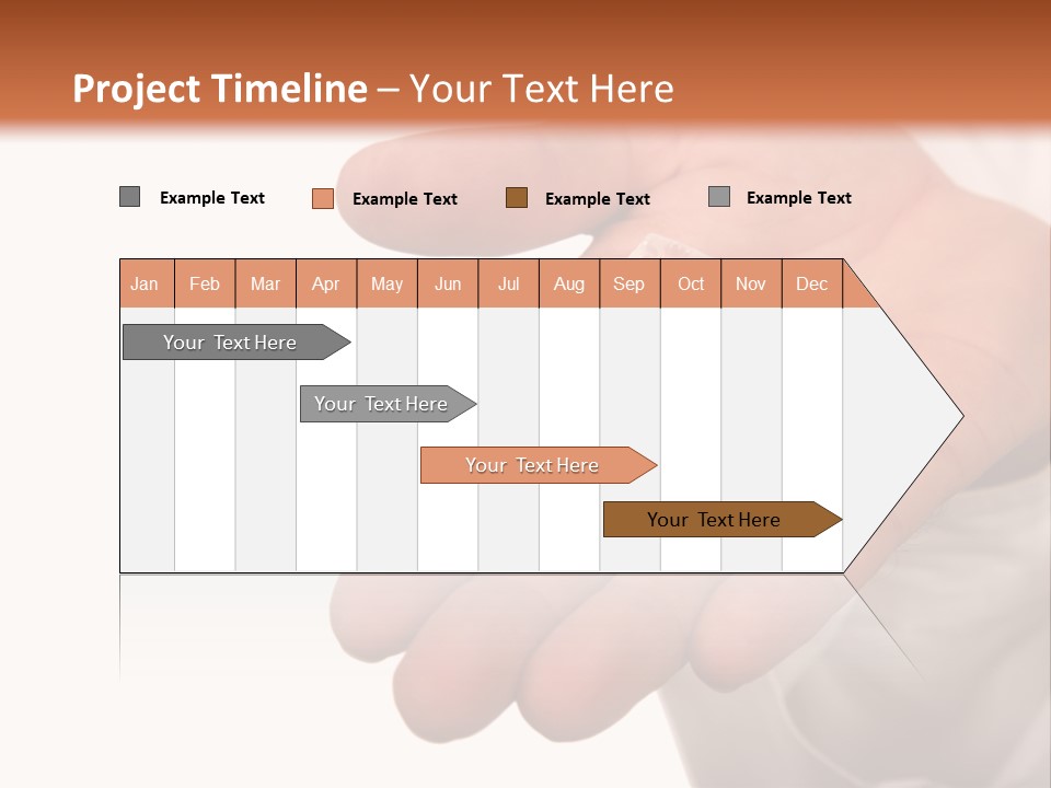 A Person Holding A Plastic Object In Their Hand PowerPoint Template