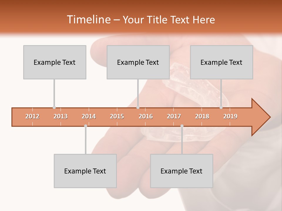 A Person Holding A Plastic Object In Their Hand PowerPoint Template