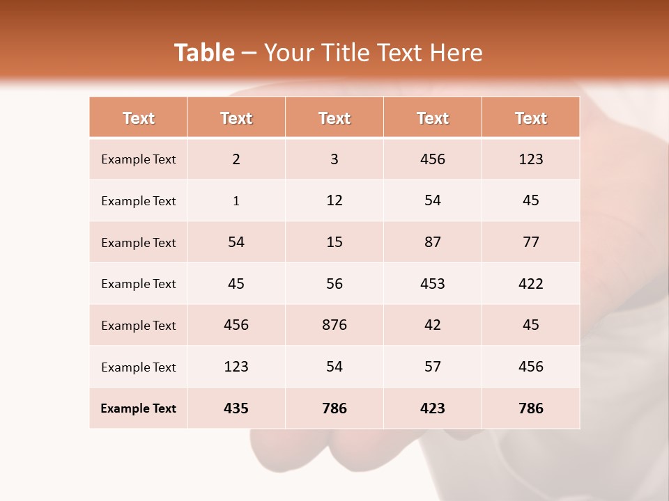 A Person Holding A Plastic Object In Their Hand PowerPoint Template
