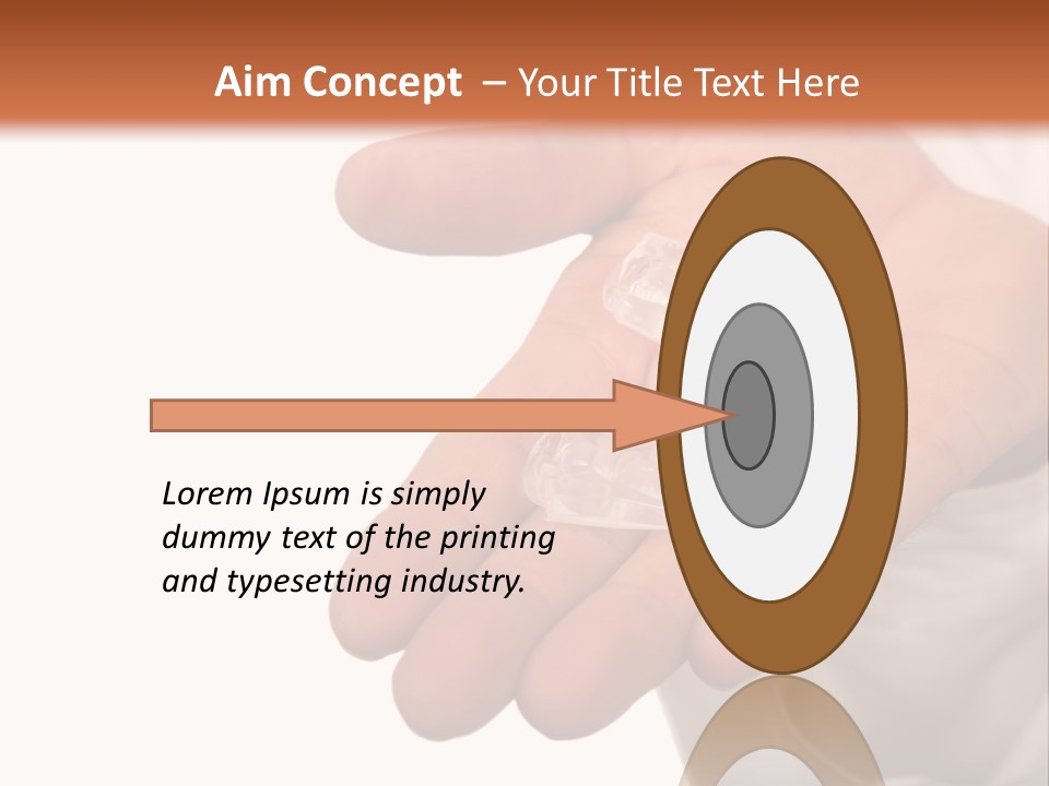 A Person Holding A Plastic Object In Their Hand PowerPoint Template