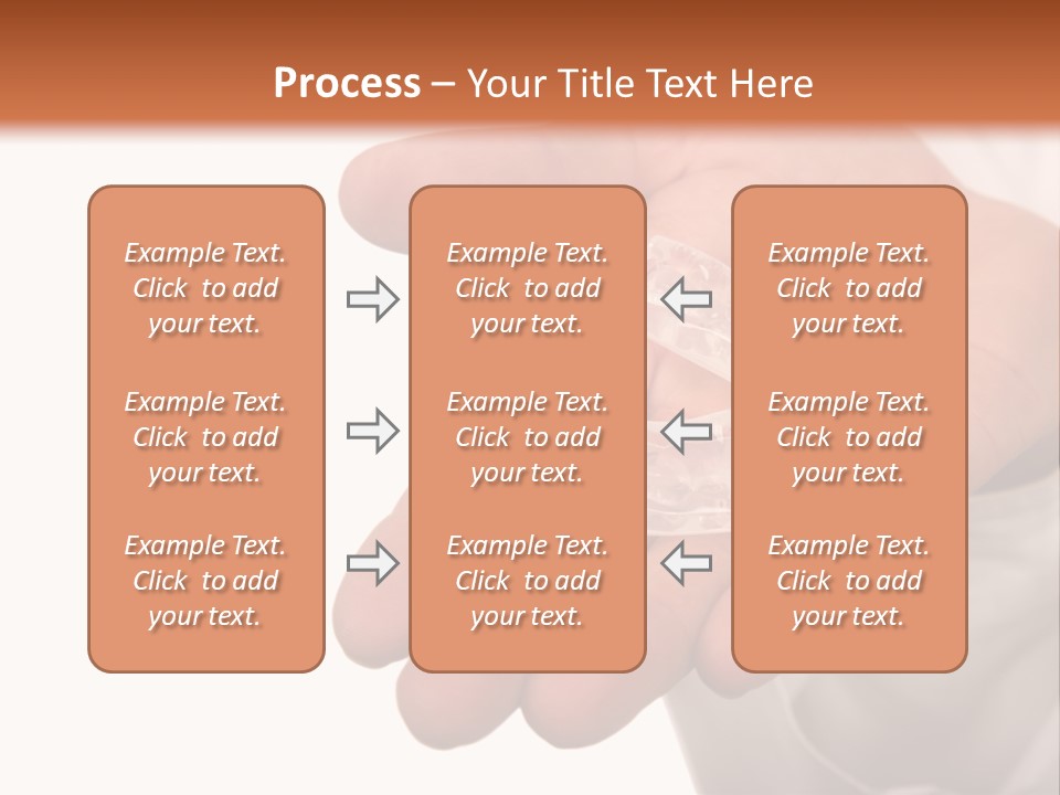 A Person Holding A Plastic Object In Their Hand PowerPoint Template