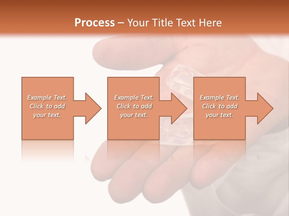A Person Holding A Plastic Object In Their Hand PowerPoint Template
