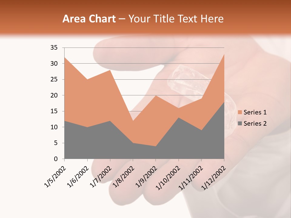 A Person Holding A Plastic Object In Their Hand PowerPoint Template