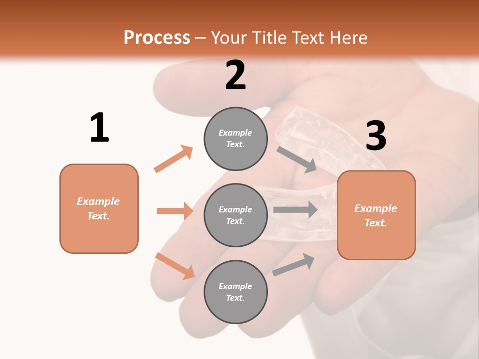 A Person Holding A Plastic Object In Their Hand PowerPoint Template