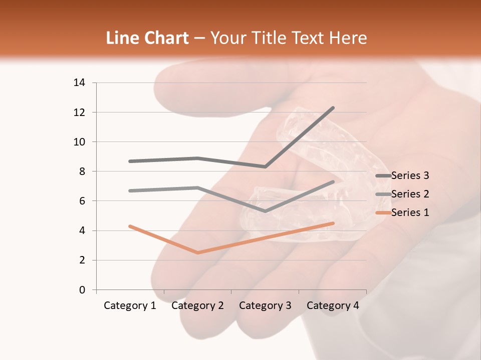A Person Holding A Plastic Object In Their Hand PowerPoint Template