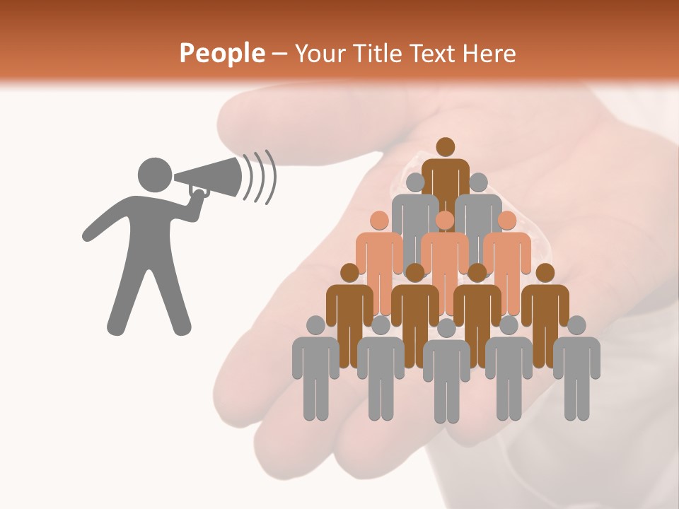 A Person Holding A Plastic Object In Their Hand PowerPoint Template