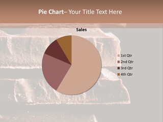 A Piece Of Chocolate Is Stacked On Top Of Each Other PowerPoint Template
