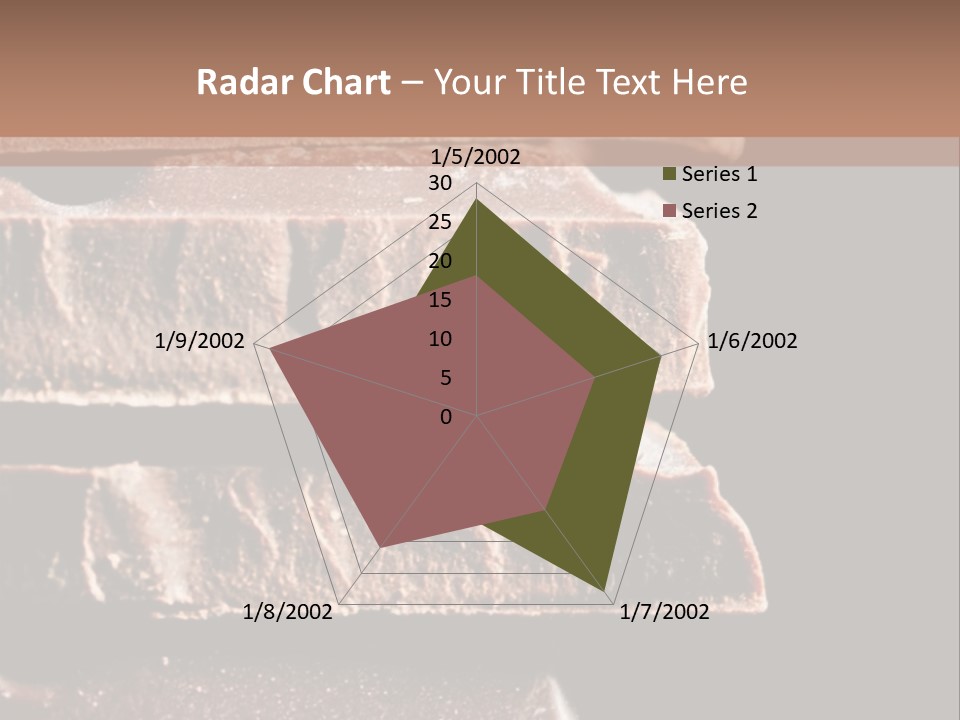 A Piece Of Chocolate Is Stacked On Top Of Each Other PowerPoint Template