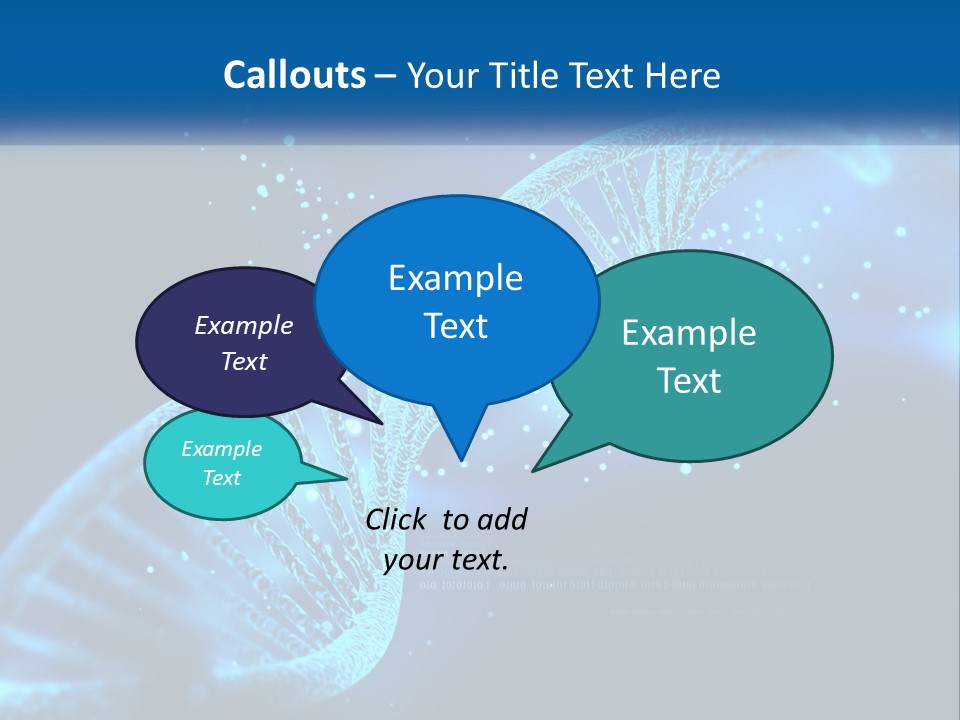 A Blue And Black Background With A Blue And White Structure PowerPoint Template