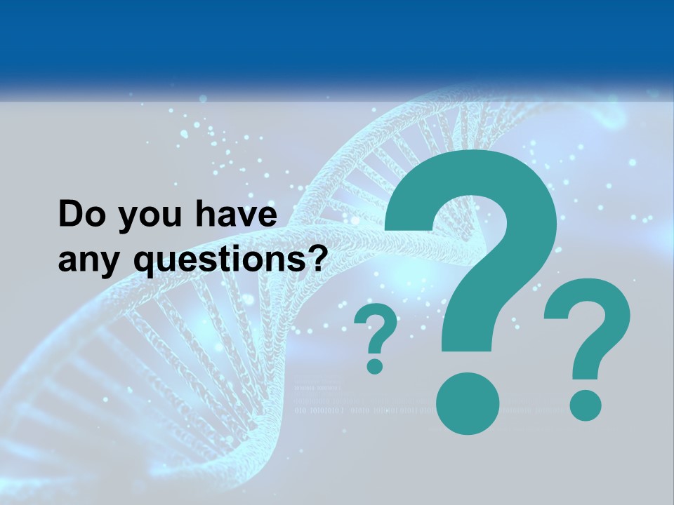 A Blue And Black Background With A Blue And White Structure PowerPoint Template