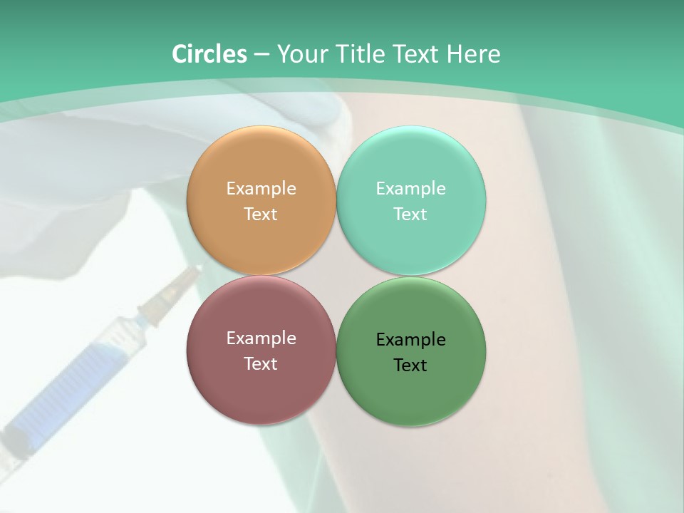 A Person In A Green Shirt Is Holding A Toothbrush PowerPoint Template