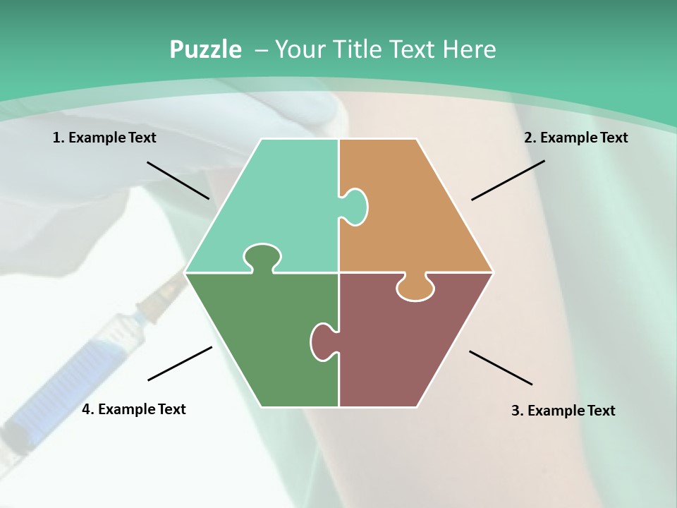 A Person In A Green Shirt Is Holding A Toothbrush PowerPoint Template