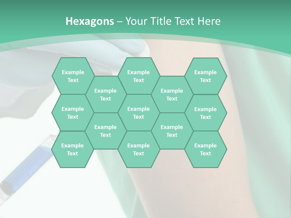 A Person In A Green Shirt Is Holding A Toothbrush PowerPoint Template