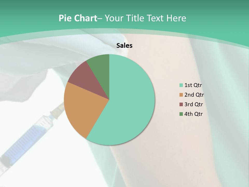 A Person In A Green Shirt Is Holding A Toothbrush PowerPoint Template