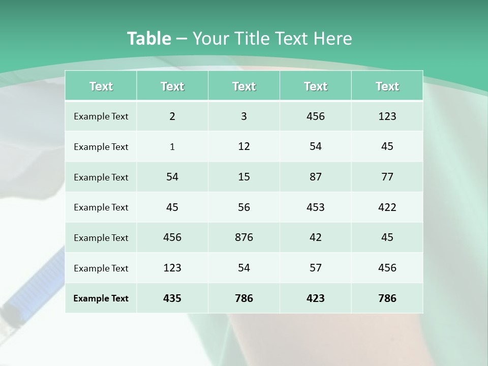 A Person In A Green Shirt Is Holding A Toothbrush PowerPoint Template