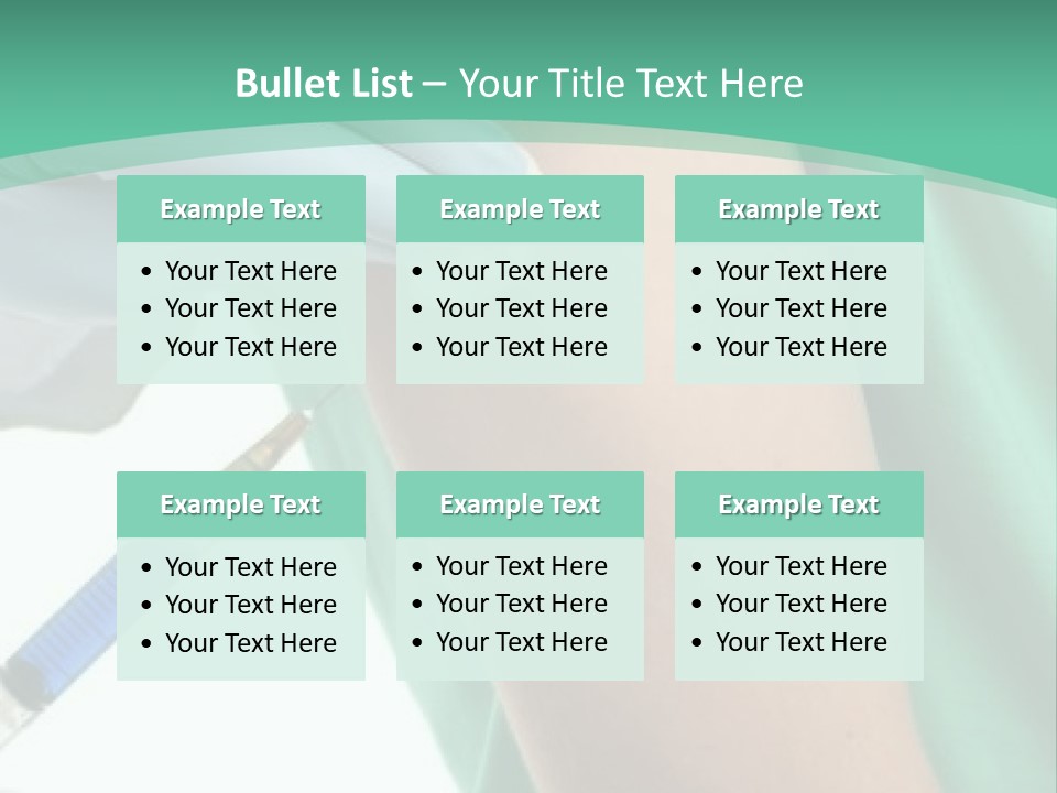 A Person In A Green Shirt Is Holding A Toothbrush PowerPoint Template