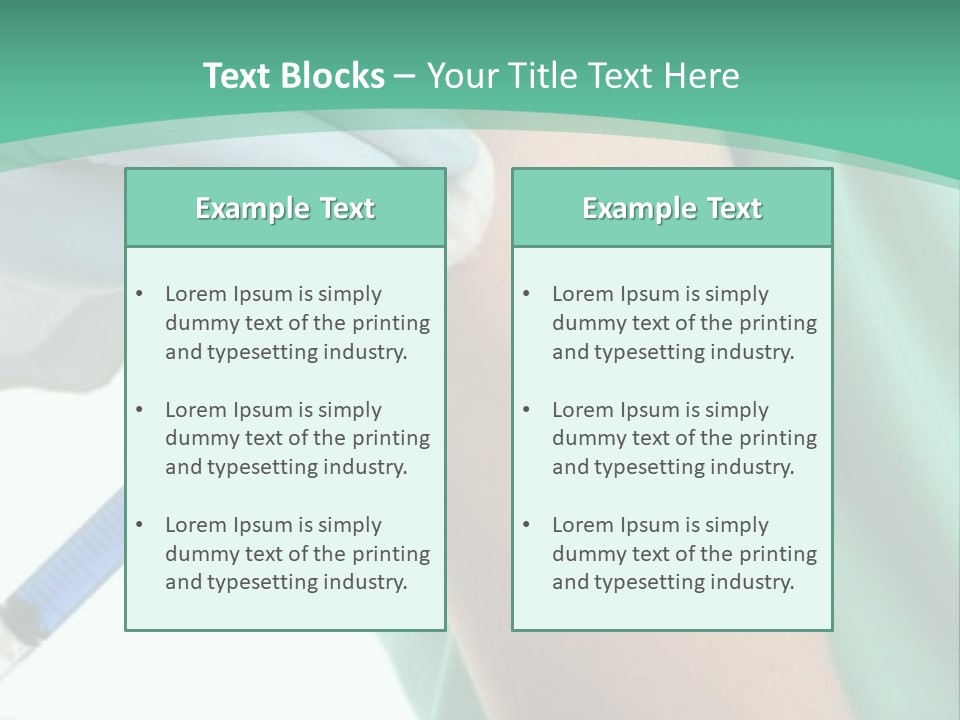 A Person In A Green Shirt Is Holding A Toothbrush PowerPoint Template