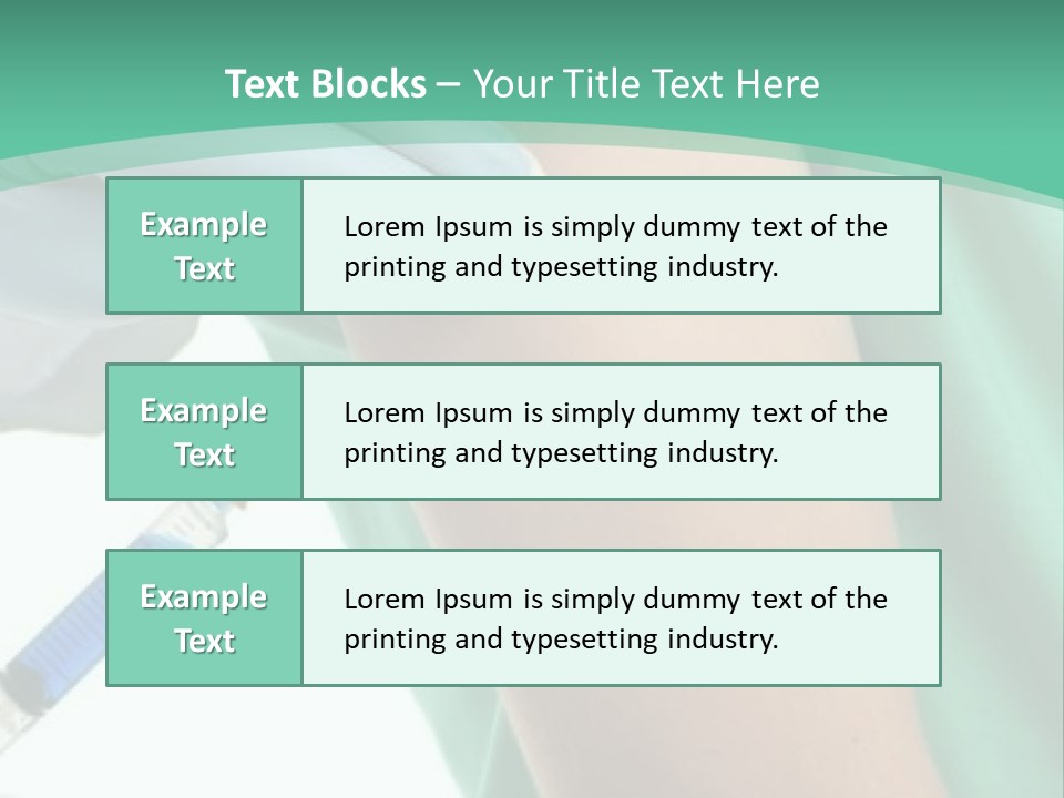 A Person In A Green Shirt Is Holding A Toothbrush PowerPoint Template
