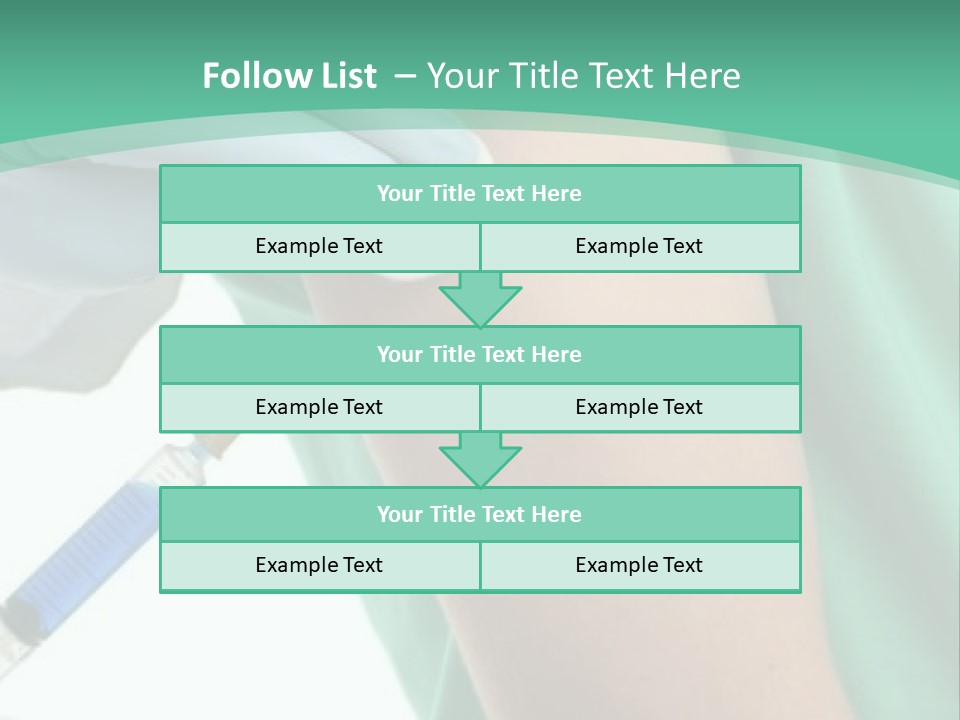 A Person In A Green Shirt Is Holding A Toothbrush PowerPoint Template