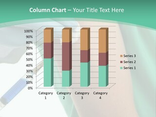 A Person In A Green Shirt Is Holding A Toothbrush PowerPoint Template