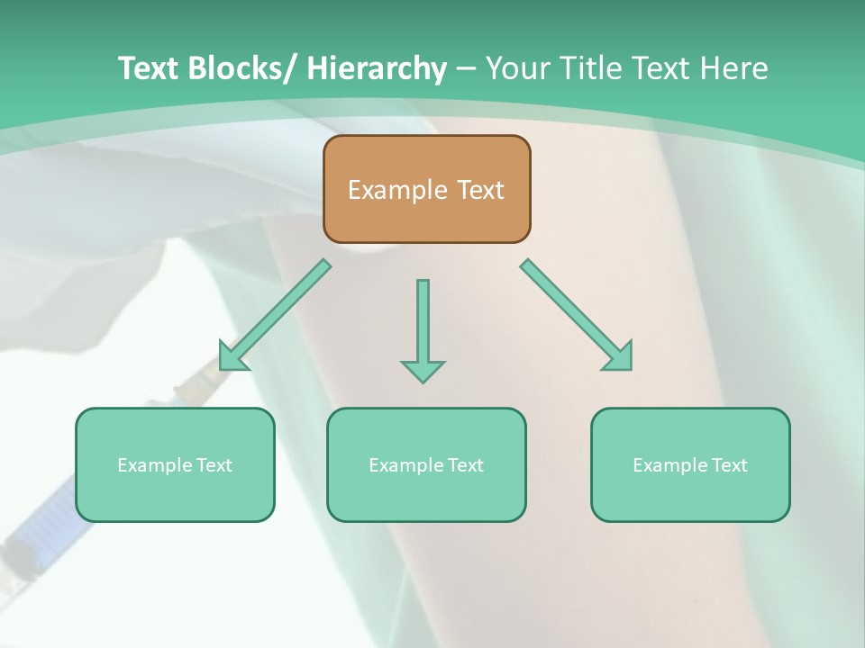 A Person In A Green Shirt Is Holding A Toothbrush PowerPoint Template