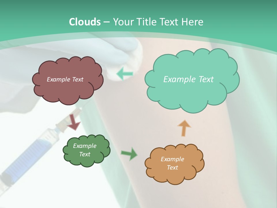 A Person In A Green Shirt Is Holding A Toothbrush PowerPoint Template