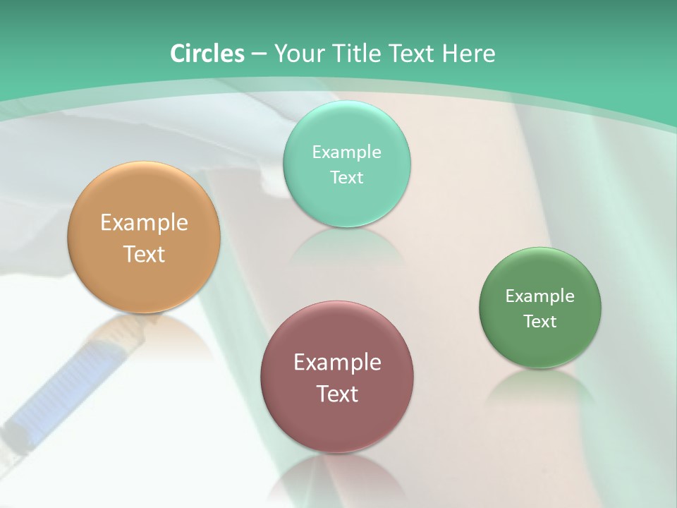 A Person In A Green Shirt Is Holding A Toothbrush PowerPoint Template