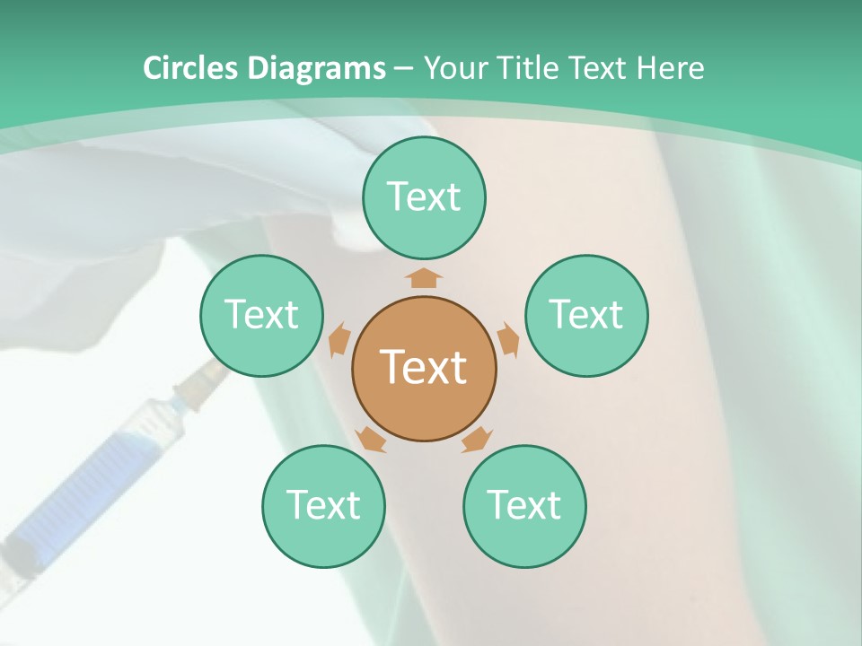 A Person In A Green Shirt Is Holding A Toothbrush PowerPoint Template