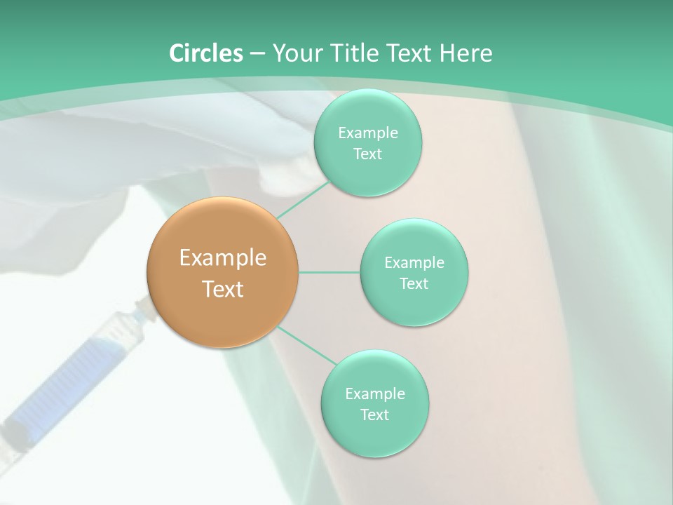 A Person In A Green Shirt Is Holding A Toothbrush PowerPoint Template