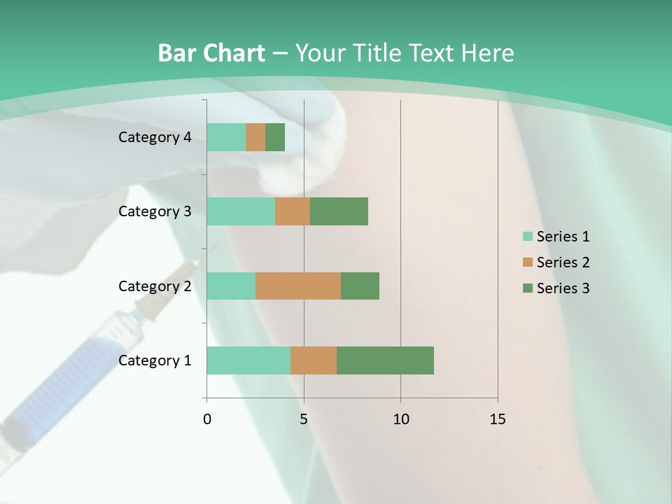 A Person In A Green Shirt Is Holding A Toothbrush PowerPoint Template