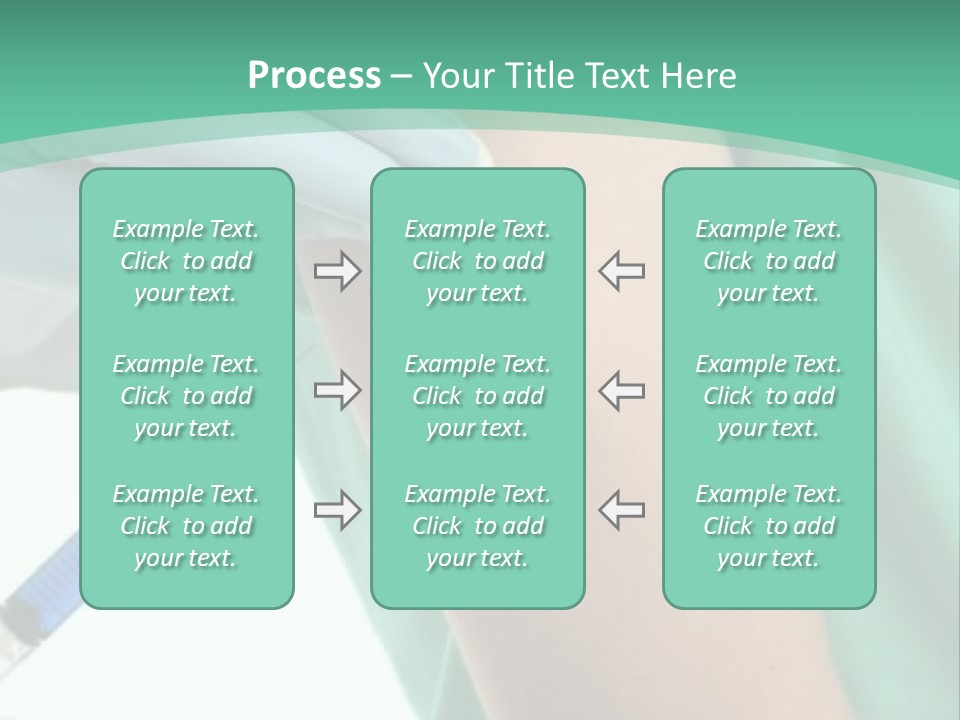 A Person In A Green Shirt Is Holding A Toothbrush PowerPoint Template