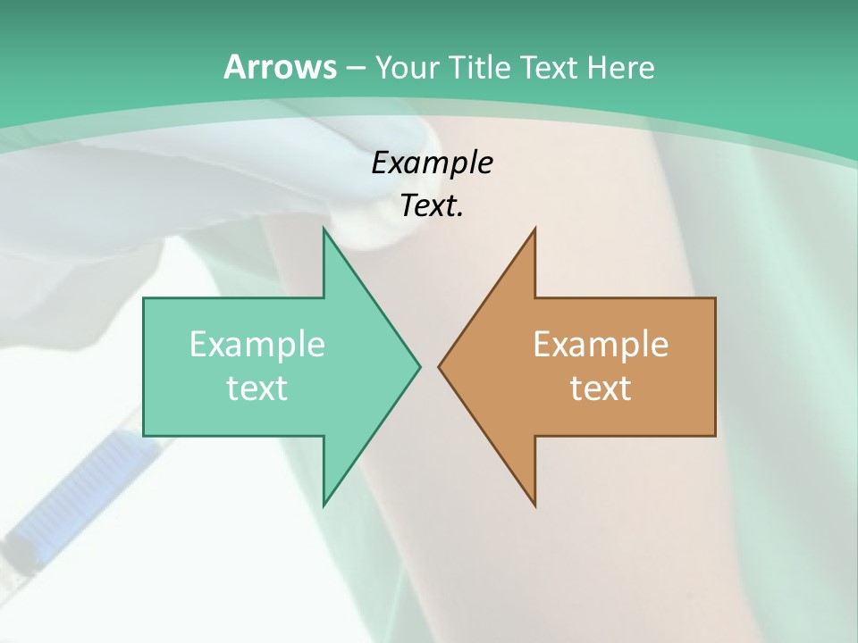 A Person In A Green Shirt Is Holding A Toothbrush PowerPoint Template